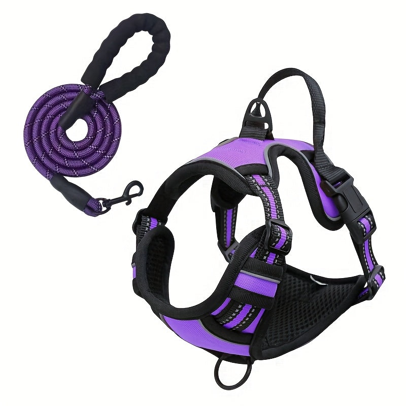 Magnolia 2pcs No Pull Dog Harness for Large Dogs