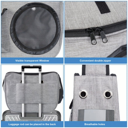 OWNPETS Pet Sling Carrier, Pet Airline Carrier Travel Bag