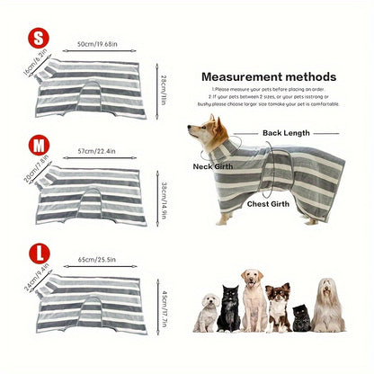 Quick-drying Pet Towel, Available In Two Colors, For Bathing, Swimming, And Beach Outings For Dogs.