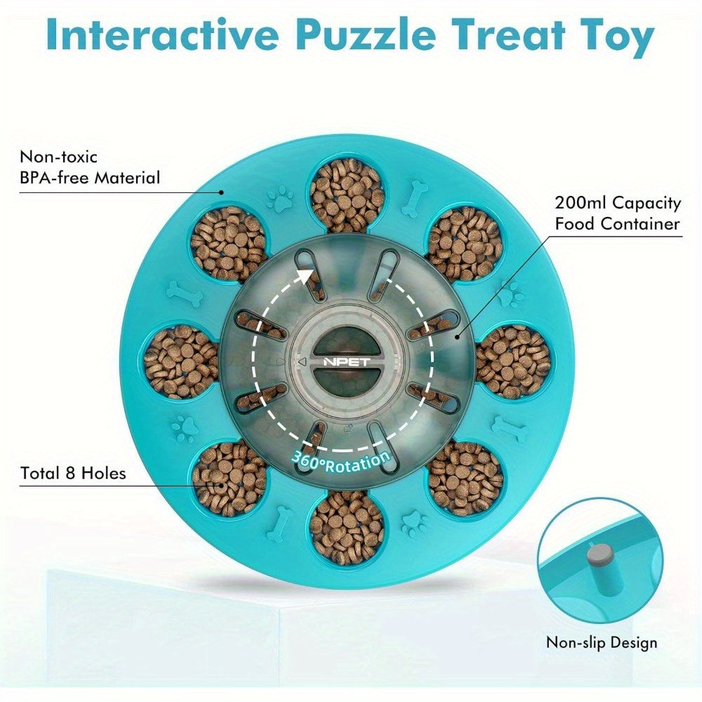 NPET Dog Puzzle Toy, Interactive Dog Toys For Small & Medium Dogs, Level 1