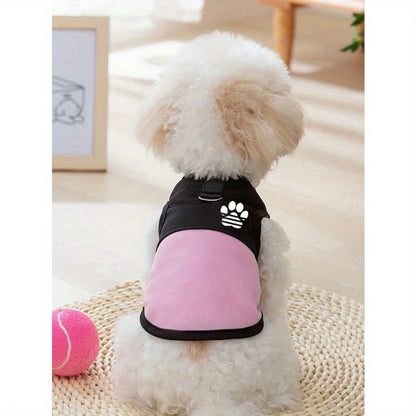 [MESH Pet Vest] 3pcs Summer Mesh Pet Vest - Breathable Clothes with Pull Rings for Small Cats and Dogs