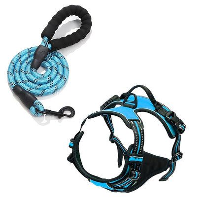 Magnolia 2pcs No Pull Dog Harness for Large Dogs