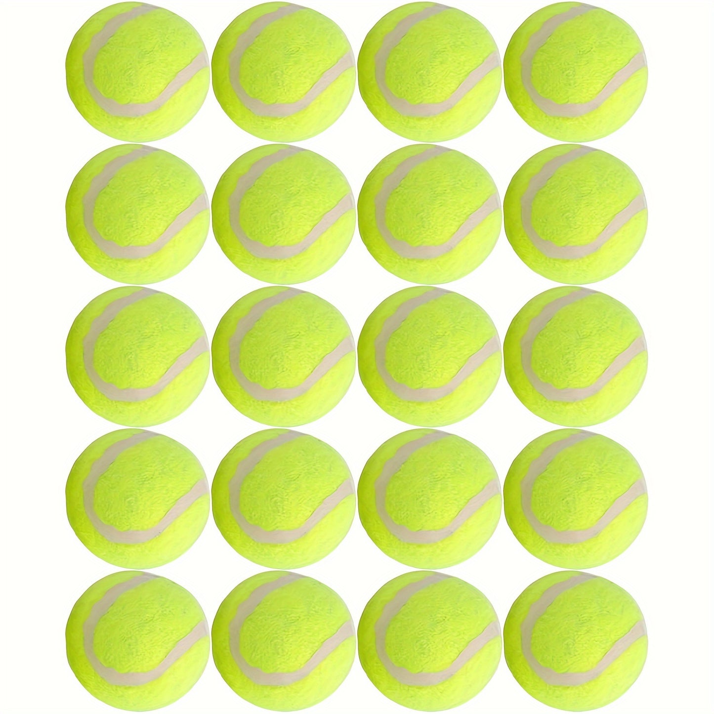 20 Pack Mini Tennis Balls for Small Breed Dogs - Fun Pet Toys for Playing, Training, and Interactive Games - Durable, Bouncy, and Safe 2 Inch