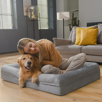 Magnolia Sofa Dog Bed, Removable And Washable Large Dog Bed  Soft Plush Dog Pad Surface, For Large, Medium, Small, Dogs.