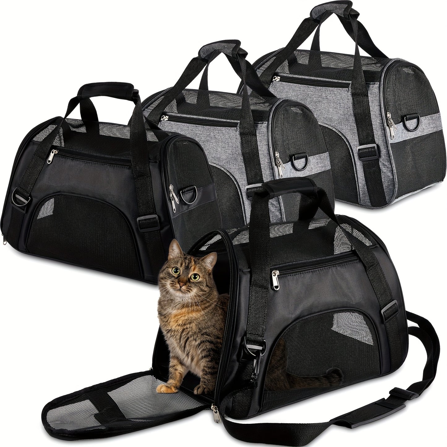 4pcs Cat Carrier Soft Pet Carrier