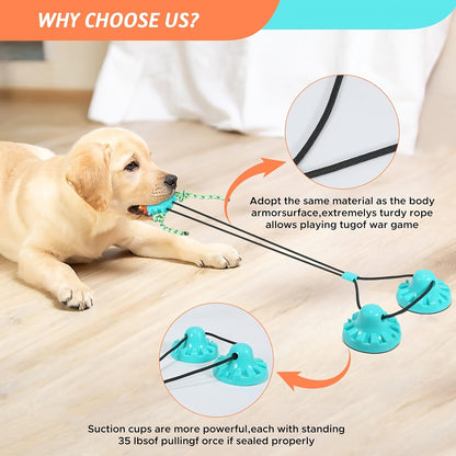 [Interactive Dog Tug Toy] Durable Interactive Dog Tug Toy