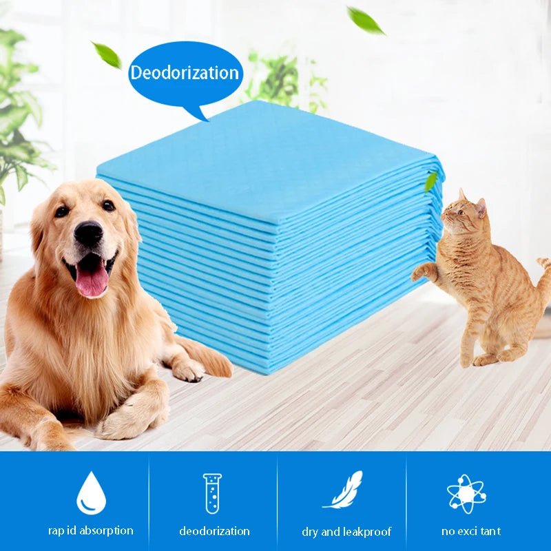 Super Absorbent Pet Diaper Dog Training Pee Pads Disposable Healthy Nappy Mat For Cats Dog Diapers Cage Mat Pet Supplies