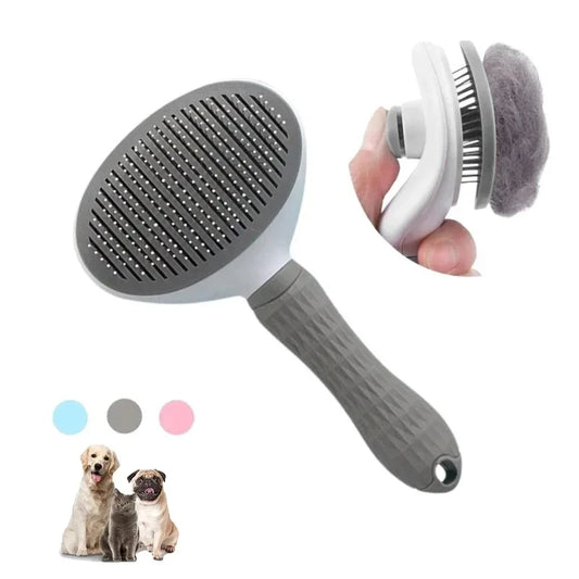 Pet Hair Brush Grooming and Stainless Steel Comb For Long Hair Dog Cleaning Pets Cat Dog Accessories