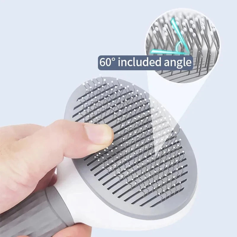 Pet Hair Brush Grooming and Stainless Steel Comb For Long Hair Dog Cleaning Pets Cat Dog Accessories