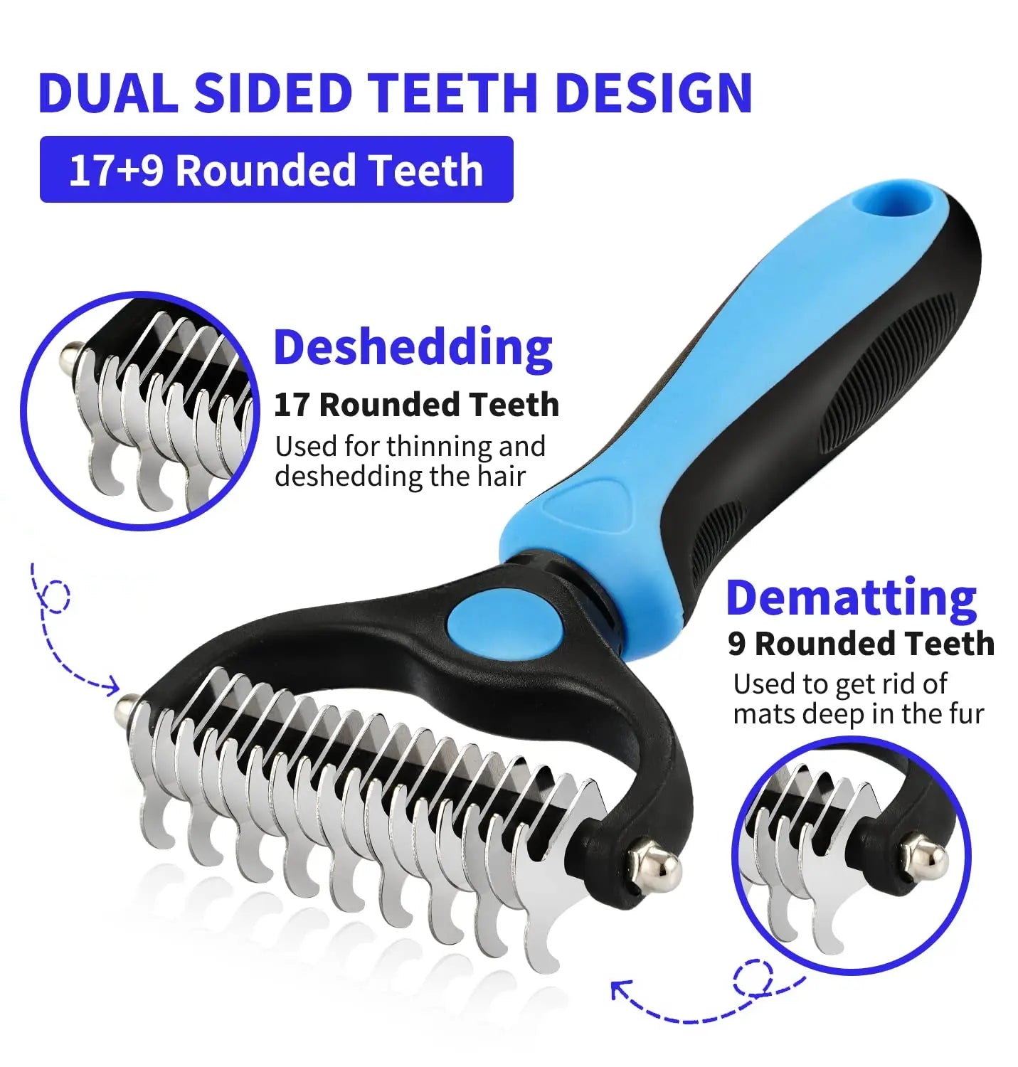 Professional Pet De-shedding Brush