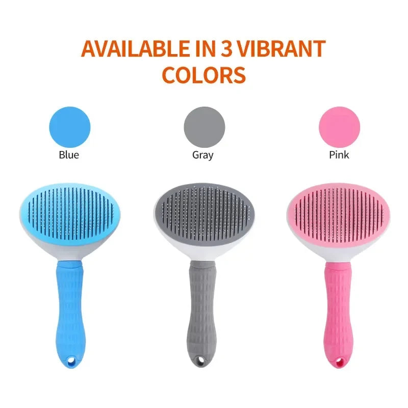 Pet Hair Brush Grooming and Stainless Steel Comb For Long Hair Dog Cleaning Pets Cat Dog Accessories