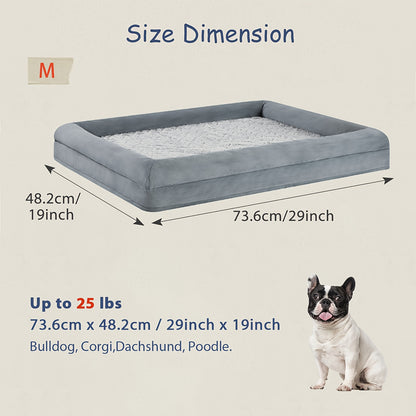 Magnolia Sofa Dog Bed, Removable And Washable Large Dog Bed  Soft Plush Dog Pad Surface, For Large, Medium, Small, Dogs.