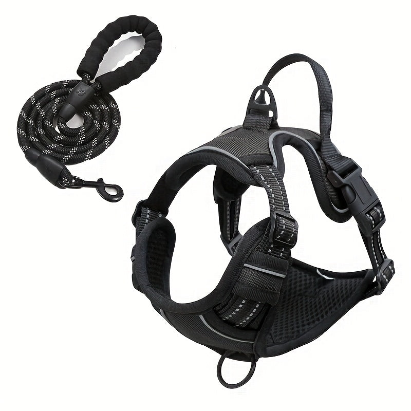 Magnolia 2pcs No Pull Dog Harness for Large Dogs