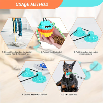 [Interactive Dog Tug Toy] Durable Interactive Dog Tug Toy