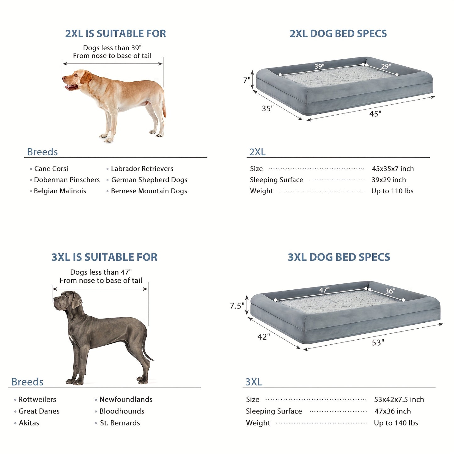 Magnolia Sofa Dog Bed, Removable And Washable Large Dog Bed  Soft Plush Dog Pad Surface, For Large, Medium, Small, Dogs.